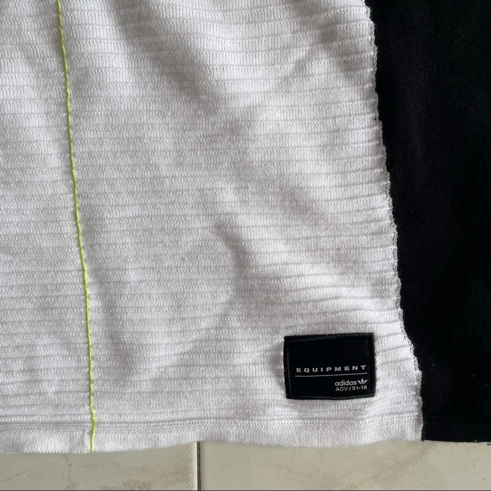 ADIDAS EQUIPMENT ribbed sweatshirt in size 10 - Picture 12 of 14
